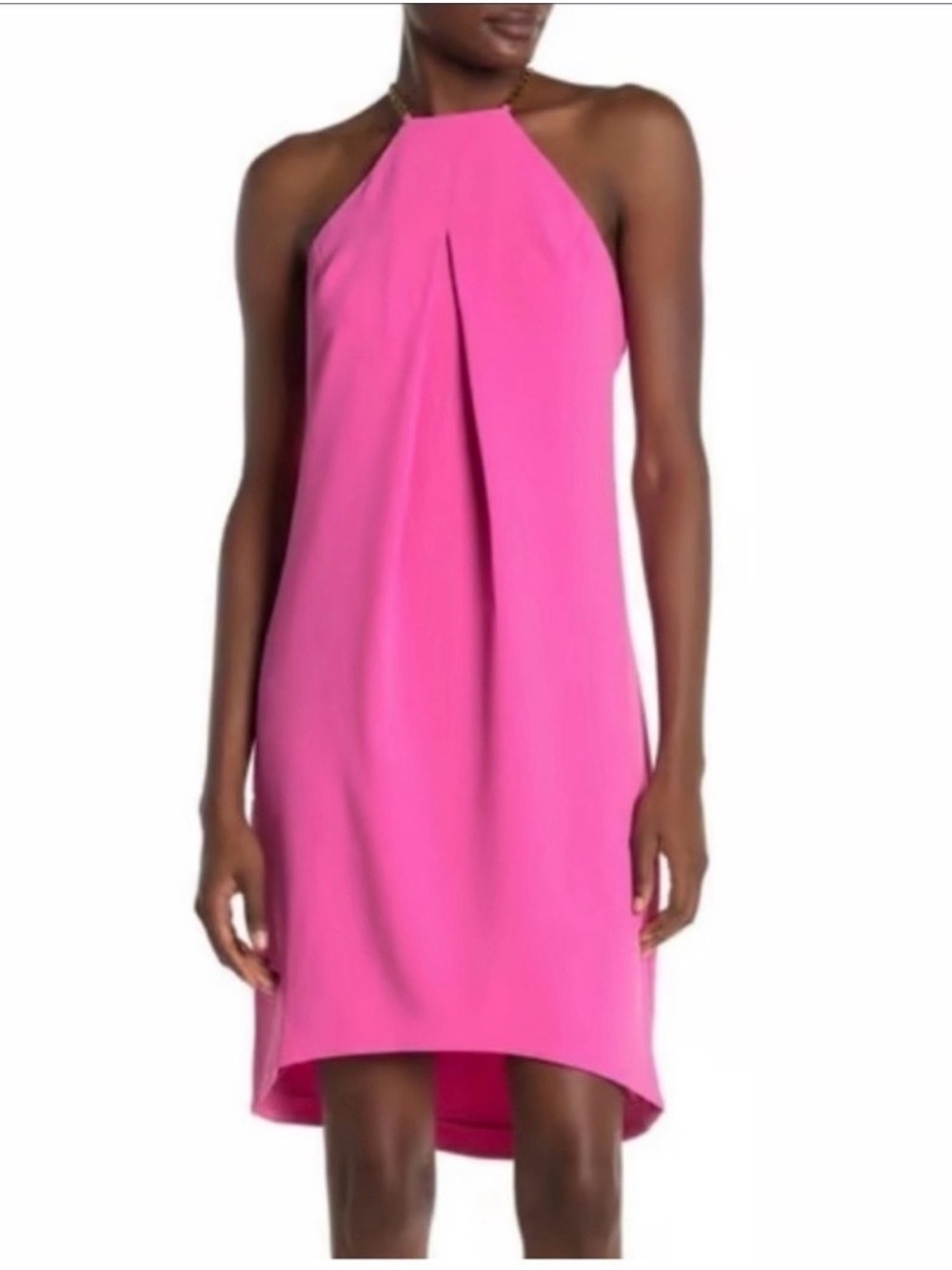 Trina Turk  Pink  High-Low Dress